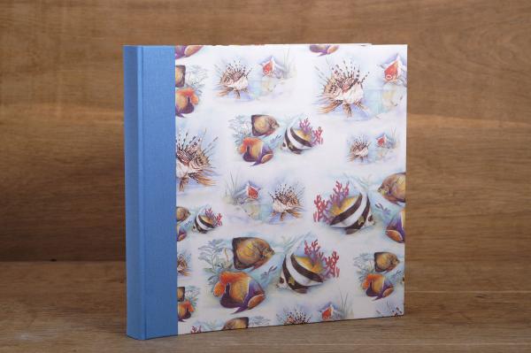 Original photo album with fish
